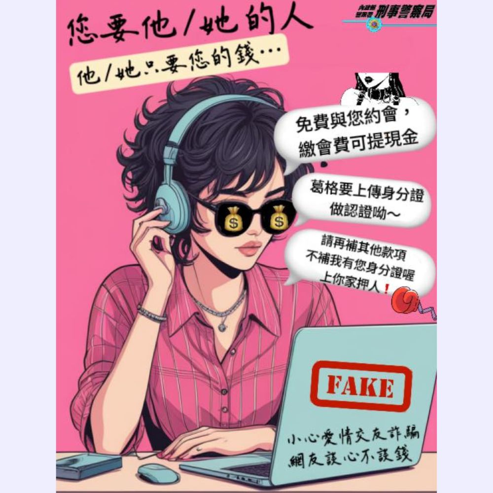 網路交友反詐騙宣導